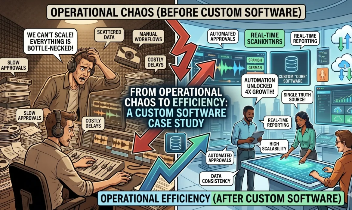 From Operational Chaos to Efficiency: A Custom Software Case Study