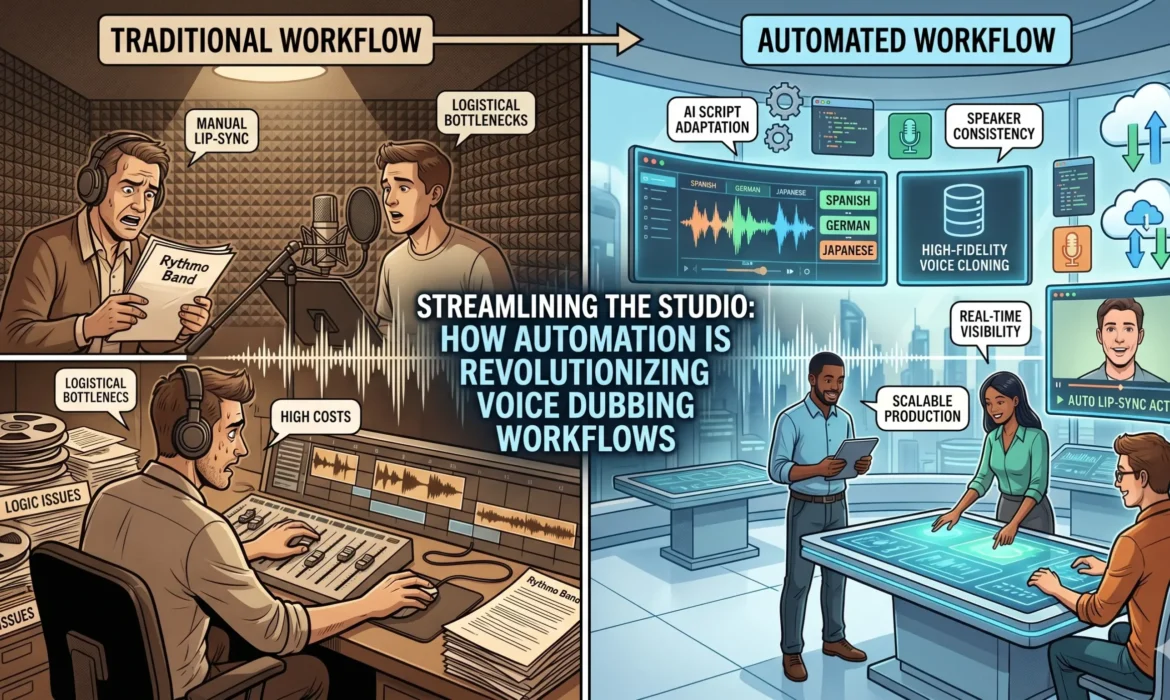Streamlining the Studio: How Automation is Revolutionizing Voice Dubbing Workflows