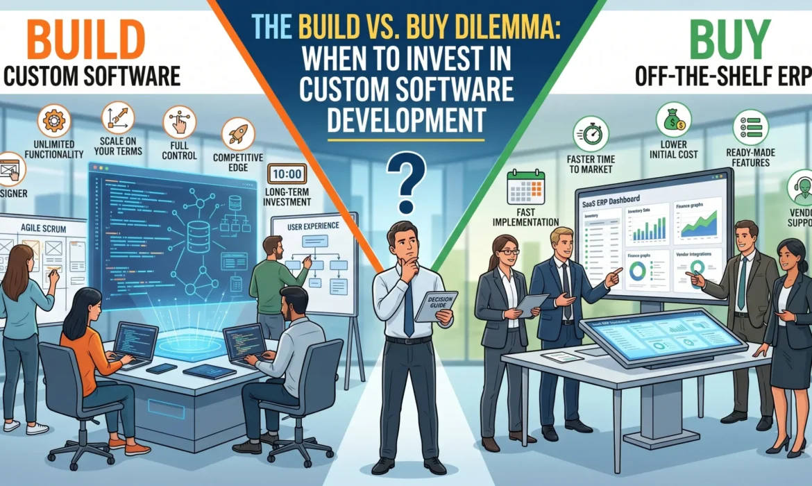The Build vs. Buy Dilemma: When to Invest in Custom Software Development
