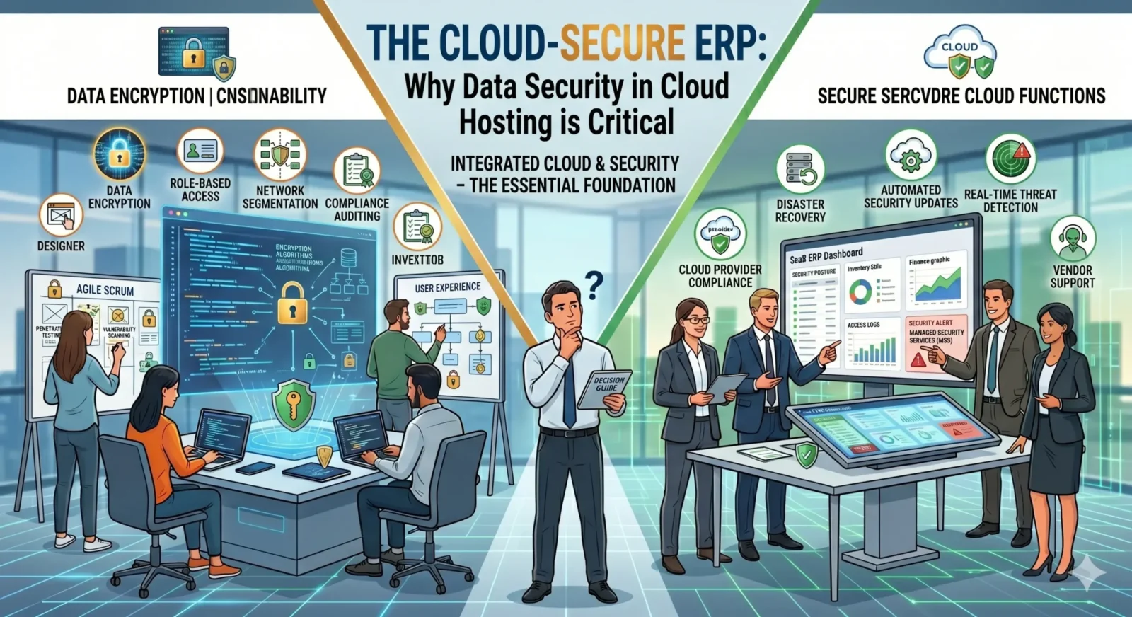 Why Data Security in Cloud Hosting is Critical for Modern ERP Systems